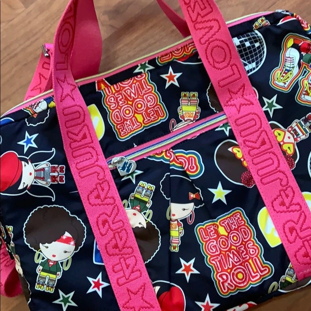 NWOT Harajuku Lovers Disco Roller Skate Laptop Bag - Picture 6 of 11